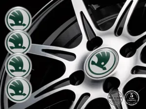Skoda Epoxy Dome Aufkleber Luxus Autoembleme